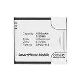 Batteries N Accessories BNA-WB-L10105 Cell Phone Battery - Li-ion, 3.7V, 1500mAh, Ultra High Capacity - Replacement for Coolpad CPLD-113 Battery