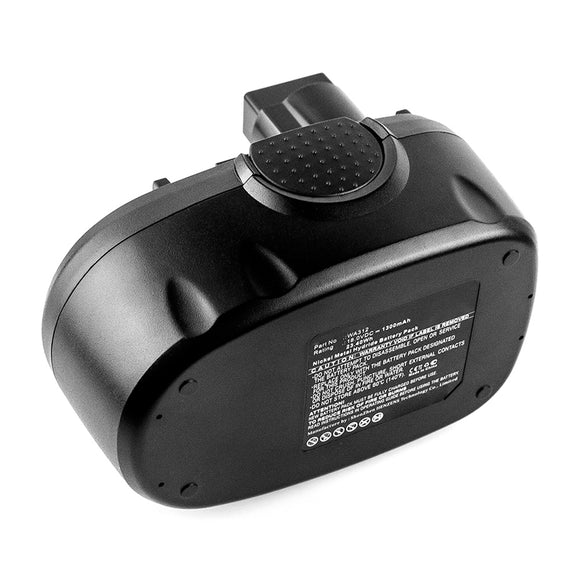 Batteries N Accessories BNA-WB-H14290 Power Tool Battery - Ni-MH, 18V, 1300mAh, Ultra High Capacity - Replacement for Worx WA3127 Battery
