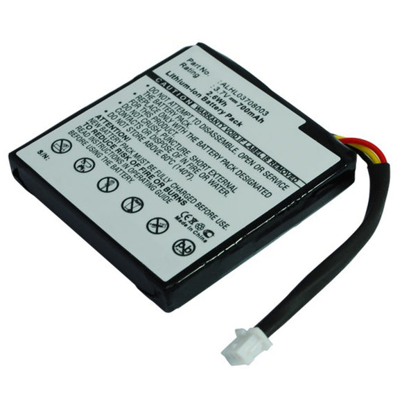 Batteries N Accessories BNA-WB-L4294 GPS Battery - Li-Ion, 3.7V, 700 mAh, Ultra High Capacity Battery - Replacement for TomTom ALHL03708003 Battery