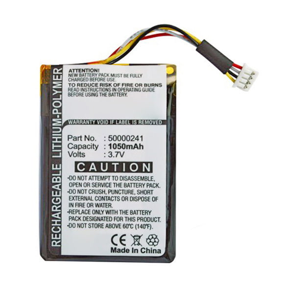 Batteries N Accessories BNA-WB-P16578 GPS Battery - Li-Pol, 3.7V, 1050mAh, Ultra High Capacity - Replacement for Typhoon 50000214 Battery