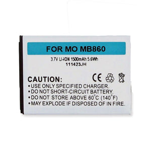 Batteries N Accessories BNA-WB-BLI 1194-1.5 Cell Phone Battery - Li-Ion, 3.7V, 1500 mAh, Ultra High Capacity Battery - Replacement for Motorola BH6X Battery
