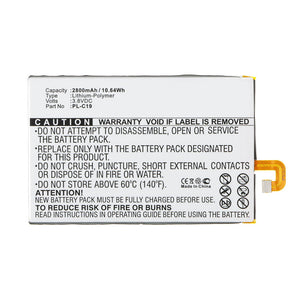 Batteries N Accessories BNA-WB-P10149 Cell Phone Battery - Li-Pol, 3.8V, 2800mAh, Ultra High Capacity - Replacement for DOOV PL-C19 Battery