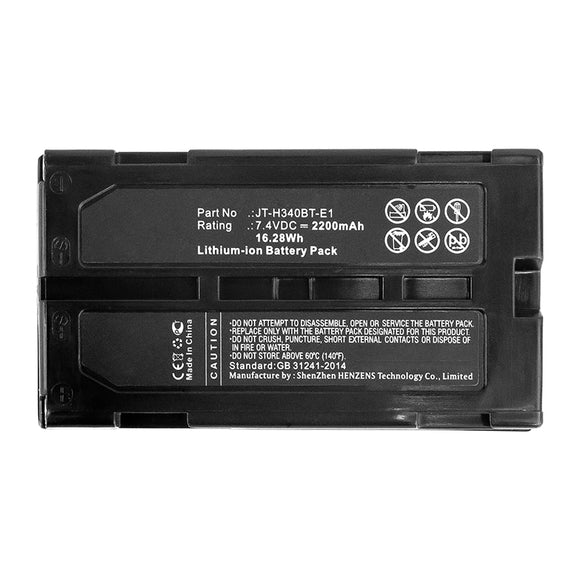 Batteries N Accessories BNA-WB-L15336 Printer Battery - Li-ion, 7.4V, 2200mAh, Ultra High Capacity - Replacement for Panasonic JT-H340BT-E1 Battery