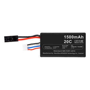 Batteries N Accessories BNA-WB-P16974 Quadcopter Drone Battery - Li-Pol, 11.1V, 1500mAh, Ultra High Capacity - Replacement for Parrot AR.Drone 2.0 Battery