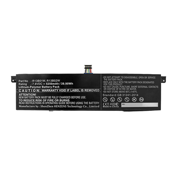 Batteries N Accessories BNA-WB-P14228 Laptop Battery - Li-Pol, 7.6V, 5250mAh, Ultra High Capacity - Replacement for Xiaomi R13B01W Battery
