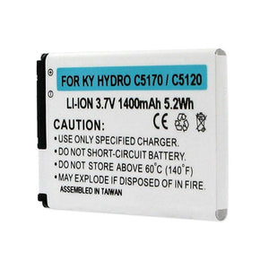 Batteries N Accessories BNA-WB-BLI-1335-1.4 Cell Phone Battery - Li-Ion, 3.7V, 1400 mAh, Ultra High Capacity Battery - Replacement for Kyocera SCP-49LBPS Battery