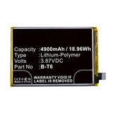 Batteries N Accessories BNA-WB-P17184 Cell Phone Battery - Li-Pol, 3.87V, 4900mAh, Ultra High Capacity - Replacement for VIVO  B-T6 Battery