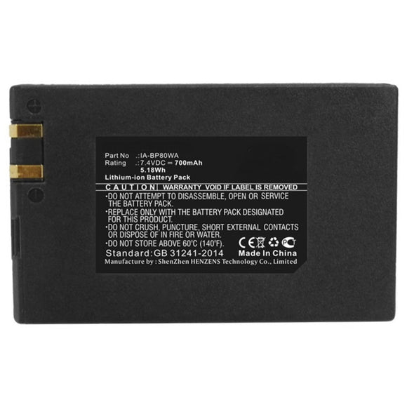 Batteries N Accessories BNA-WB-L9126 Digital Camera Battery - Li-ion, 7.4V, 700mAh, Ultra High Capacity - Replacement for Samsung AD43-00186A Battery