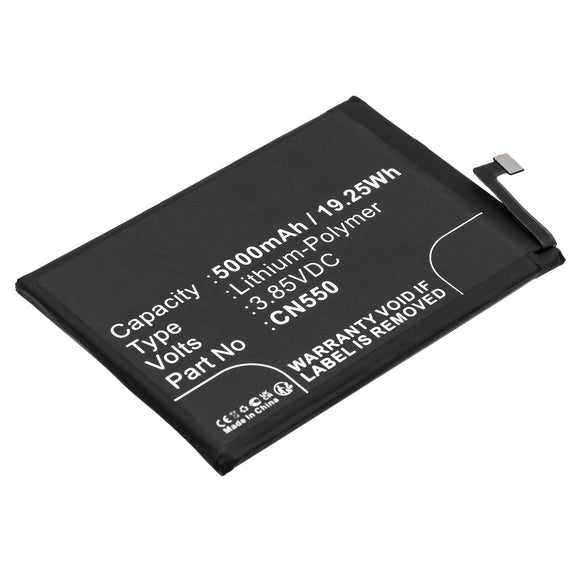 Batteries N Accessories BNA-WB-P18748 Cell Phone Battery - Li-Pol, 3.85V, 5000mAh, Ultra High Capacity - Replacement for Nokia CN550 Battery