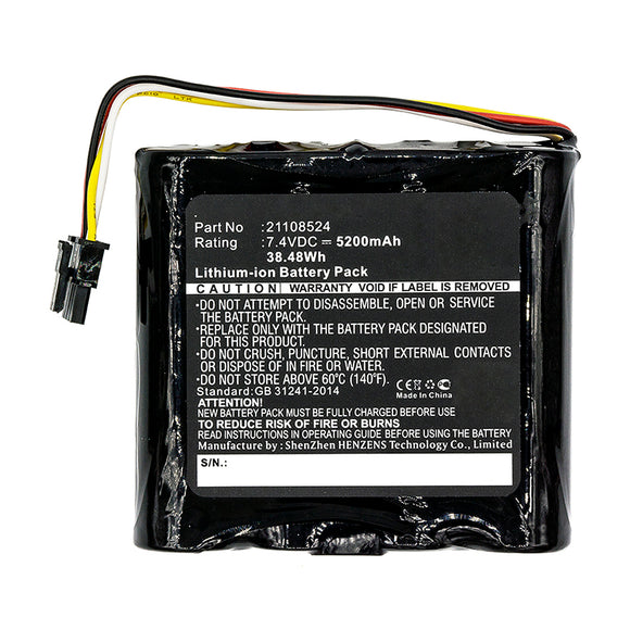Batteries N Accessories BNA-WB-L12417 Equipment Battery - Li-ion, 7.4V, 6800mAh, Ultra High Capacity - Replacement for JDSU 21108524 Battery