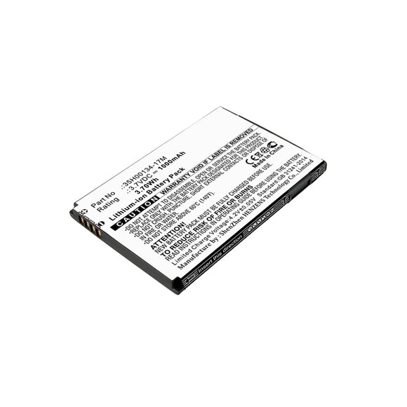 Batteries N Accessories BNA-WB-L11871 Cell Phone Battery - Li-ion, 3.7V, 1000mAh, Ultra High Capacity - Replacement for HTC 35H00134-17M Battery
