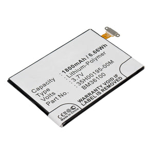 Batteries N Accessories BNA-WB-P11946 Cell Phone Battery - Li-Pol, 3.7V, 1800mAh, Ultra High Capacity - Replacement for HTC 35H00195-00M Battery