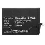 Batteries N Accessories BNA-WB-P18748 Cell Phone Battery - Li-Pol, 3.85V, 5000mAh, Ultra High Capacity - Replacement for Nokia CN550 Battery