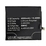 Batteries N Accessories BNA-WB-P3712 Cell Phone Battery - Li-Pol, 3.85V, 4300 mAh, Ultra High Capacity Battery - Replacement for Xiaomi BM4C Battery