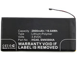 Batteries N Accessories BNA-WB-P3474 Cell Phone Battery - Li-Pol, 3.8V, 2800 mAh, Ultra High Capacity Battery - Replacement for Motorola HG40 Battery