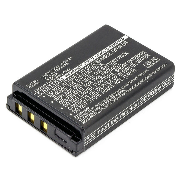 Batteries N Accessories BNA-WB-L5212 Tablets Battery - Li-Ion, 3.7V, 1600 mAh, Ultra High Capacity Battery - Replacement for Wacom 1UF102350P-WCM-03 Battery