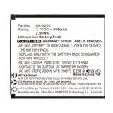 Batteries N Accessories BNA-WB-L17736 Cell Phone Battery - Li-ion, 3.7V, 800mAh, Ultra High Capacity - Replacement for Emporia AK-V200 Battery