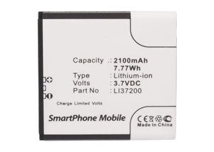 Batteries N Accessories BNA-WB-L3310 Cell Phone Battery - Li-Ion, 3.7V, 2100 mAh, Ultra High Capacity Battery - Replacement for Hisense LI37200 Battery