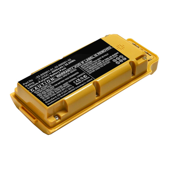 Batteries N Accessories BNA-WB-P13395 Equipment Battery - Li-Pol, 7.2V, 4000mAh, Ultra High Capacity - Replacement for Topcon 02-850901-01 Battery