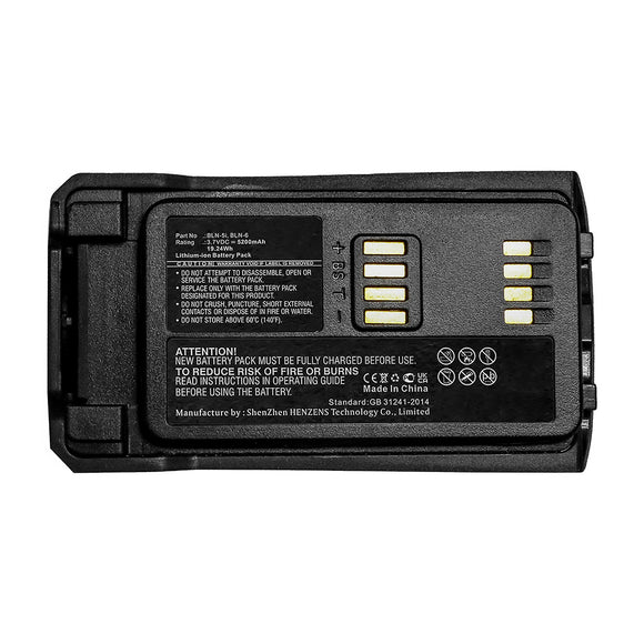 Batteries N Accessories BNA-WB-L15457 2-Way Radio Battery - Li-ion, 3.7V, 5200mAh, Ultra High Capacity - Replacement for EADS BLN-6 Battery
