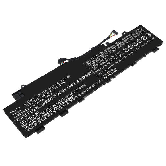 Batteries N Accessories BNA-WB-P17466 Laptop Battery - Li-Pol, 11.52V, 4850mAh, Ultra High Capacity - Replacement for Lenovo 5B10W86939 Battery