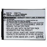 Batteries N Accessories BNA-WB-ACD308 Digital Camera Battery - li-ion, 3.8V, 1300 mAh, Ultra High Capacity Battery - Replacement for Samsung SLB-11A Battery