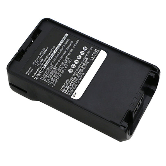 Batteries N Accessories BNA-WB-H1060 2-Way Radio Battery - Ni-MH, 7.2, 2100mAh, Ultra High Capacity Battery - Replacement for Kenwood KNB-24L Battery