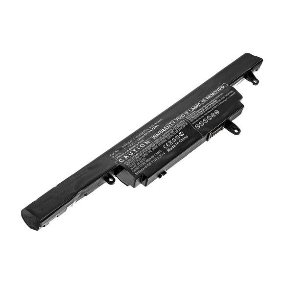 Batteries N Accessories BNA-WB-L10600 Laptop Battery - Li-ion, 11.1V, 2200mAh, Ultra High Capacity - Replacement for Clevo W940BAT-3 Battery