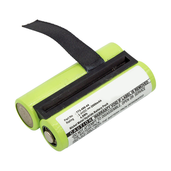 Batteries N Accessories BNA-WB-H11030 Remote Control Battery - Ni-MH, 2.4V, 2000mAh, Ultra High Capacity - Replacement for Damag 773-499-44 Battery