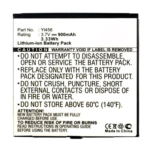 Batteries N Accessories BNA-WB-L14563 Cell Phone Battery - Li-ion, 3.7V, 900mAh, Ultra High Capacity - Replacement for Motorola YL456 Battery
