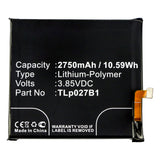 Batteries N Accessories BNA-WB-P16779 Cell Phone Battery - Li-Pol, 3.85V, 2750mAh, Ultra High Capacity - Replacement for Alcatel TLp027A1 Battery