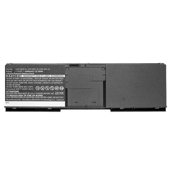 Batteries N Accessories BNA-WB-P10735 Laptop Battery - Li-Pol, 7.4V, 4400mAh, Ultra High Capacity - Replacement for Sony VGP-BPL19 Battery