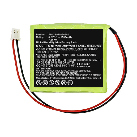 Batteries N Accessories BNA-WB-H14397 Alarm System Battery - Ni-MH, 4.8V, 1500mAh, Ultra High Capacity - Replacement for Paradox PDX-BATMG6250 Battery