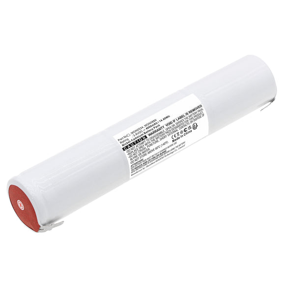Batteries N Accessories BNA-WB-C18443 Emergency Lighting Battery - Ni-CD, 3.6V, 4000mAh, Ultra High Capacity - Replacement for Schneider MGN0534 Battery