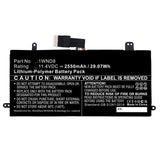 Batteries N Accessories BNA-WB-P17255 Laptop Battery - Li-Pol, 11.4V, 2550mAh, Ultra High Capacity - Replacement for Dell  1WND8 Battery