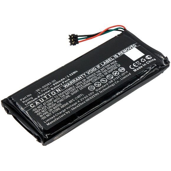 Batteries N Accessories BNA-WB-P11599 Lighting System Battery - Li-Pol, 3.7V, 950mAh, Ultra High Capacity - Replacement for Garmin 361-00082-00 Battery