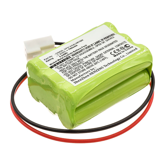 Batteries N Accessories BNA-WB-H14396 Alarm System Battery - Ni-MH, 7.2V, 700mAh, Ultra High Capacity - Replacement for Marmitek GP1000AAAH6YMX Battery
