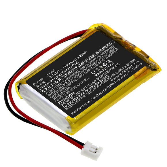 Batteries N Accessories BNA-WB-P17520 Robot Battery - Li-Pol, 3.7V, 1700mAh, Ultra High Capacity - Replacement for Makeblock 14030 Battery