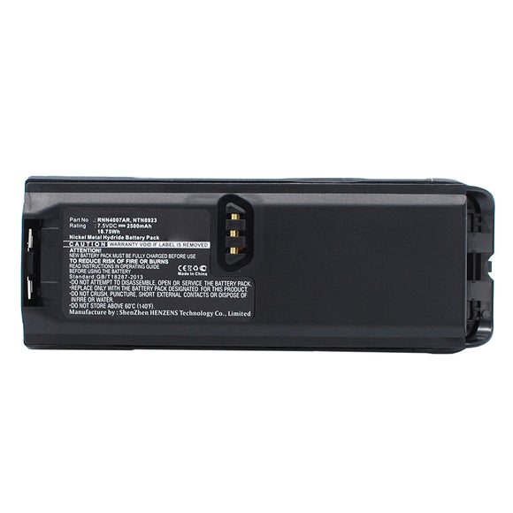 Batteries N Accessories BNA-WB-H14391 2-Way Radio Battery - Ni-MH, 7.5V, 2500mAh, Ultra High Capacity - Replacement for Motorola BP8299MHUC Battery