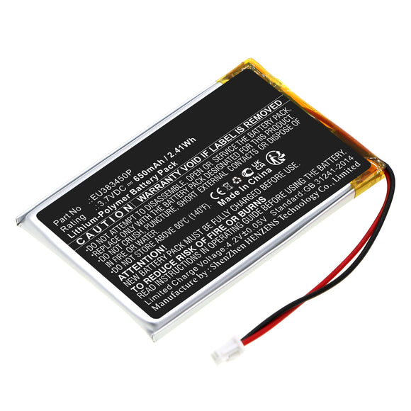 Batteries N Accessories BNA-WB-P17906 Credit Card Reader Battery - Li-Pol, 3.7V, 650mAh, Ultra High Capacity - Replacement for Ingenico EU383450P Battery