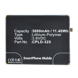 Batteries N Accessories BNA-WB-P10080 Cell Phone Battery - Li-Pol, 3.8V, 3000mAh, Ultra High Capacity - Replacement for Coolpad CPLD-325 Battery