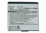 Batteries N Accessories BNA-WB-L11166 Cell Phone Battery - Li-ion, 3.7V, 1100mAh, Ultra High Capacity - Replacement for Emporia AK-V30 Battery