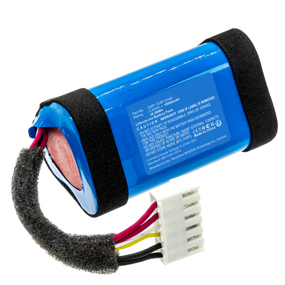 Batteries N Accessories BNA-WB-L19044 Speaker Battery - Li-ion, 3.6V, 10000mAh, Ultra High Capacity - Replacement for JBL GSP-1S3P-CH40 Battery