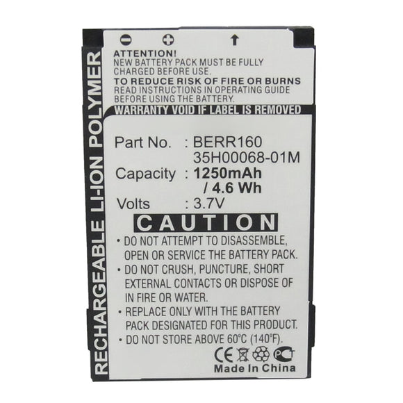 Batteries N Accessories BNA-WB-P15591 Cell Phone Battery - Li-Pol, 3.7V, 1250mAh, Ultra High Capacity - Replacement for HTC 35H00068-01M Battery