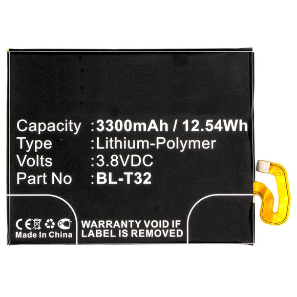 Batteries N Accessories BNA-WB-P3876 Cell Phone Battery - Li-Pol, 3.8, 3300mAh, Ultra High Capacity Battery - Replacement for LG BL-T32, EAC63438701 Battery