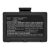 Batteries N Accessories BNA-WB-L17115 Printer Battery - Li-ion, 7.4V, 2600mAh, Ultra High Capacity - Replacement for Zebra P1098850-00 Battery