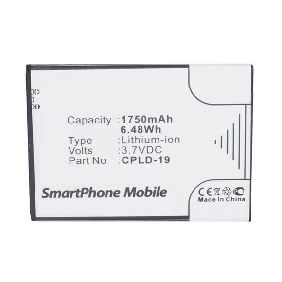 Batteries N Accessories BNA-WB-L10048 Cell Phone Battery - Li-ion, 3.7V, 1750mAh, Ultra High Capacity - Replacement for Coolpad CPLD-115 Battery