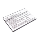Batteries N Accessories BNA-WB-P14615 Cell Phone Battery - Li-Pol, 3.8VV, 2100mAh, Ultra High Capacity - Replacement for NAVON 1ICP4/62/73 Battery