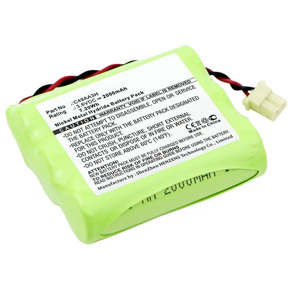 Batteries N Accessories BNA-WB-H10194 Cordless Phone Battery - Ni-MH, 3.6V, 2000mAh, Ultra High Capacity - Replacement for BT C49AA3H Battery
