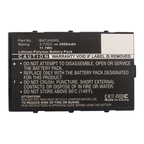 Batteries N Accessories BNA-WB-P16725 Tablet Battery - Li-Pol, 3.7V, 3000mAh, Ultra High Capacity - Replacement for Lenovo BATJAX60L Battery